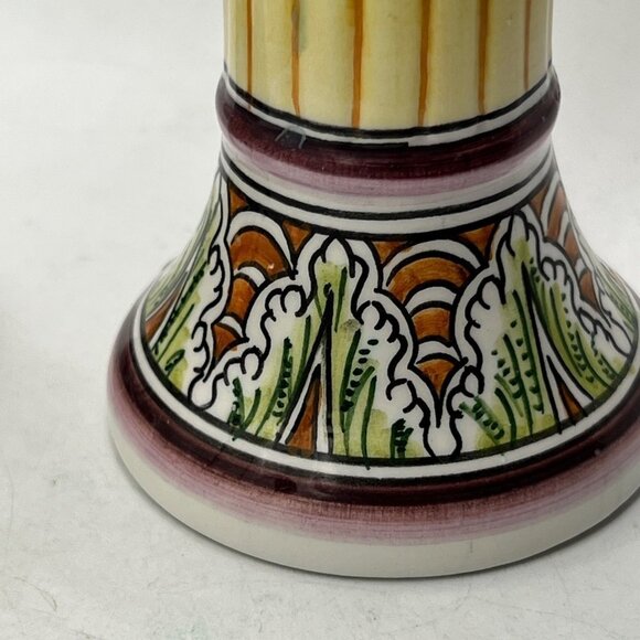 Coimbra Ceramics Hand-painted Decorative Candle Holder XVII Century Recreation # - Picture 5 of 14
